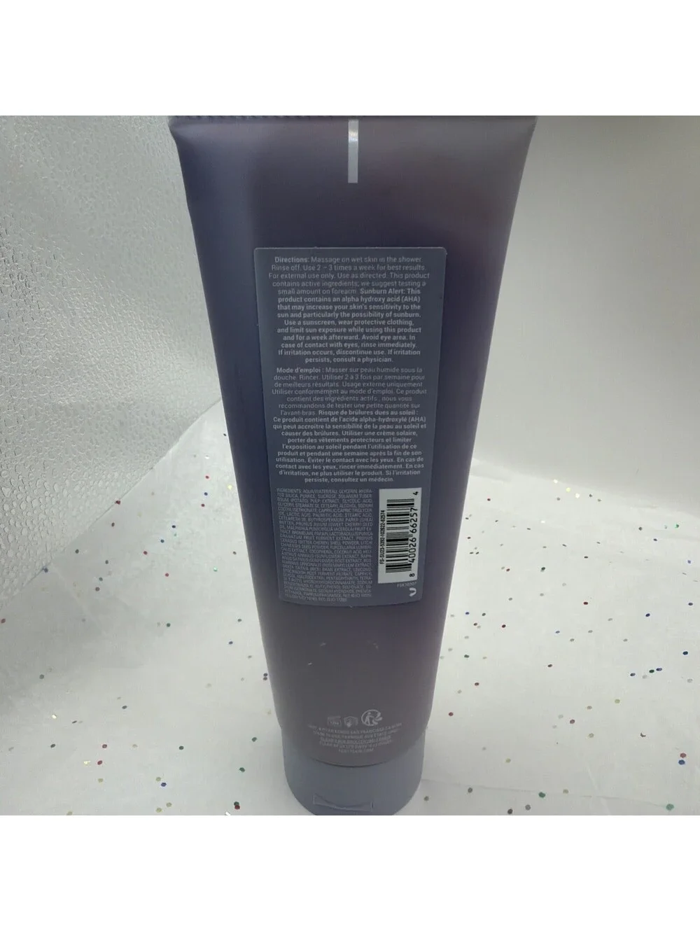 Fenty Skin Cherry Dub Triple Action AHA Body Scrub 8.5oz Exfoliating NEW